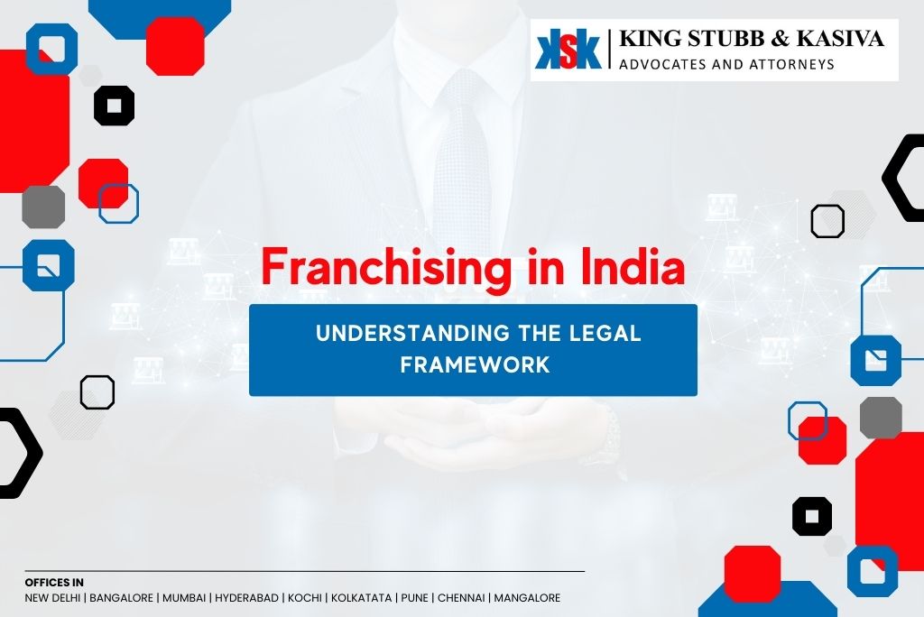 Picture Containing text Legal Framework for Franchising in India
