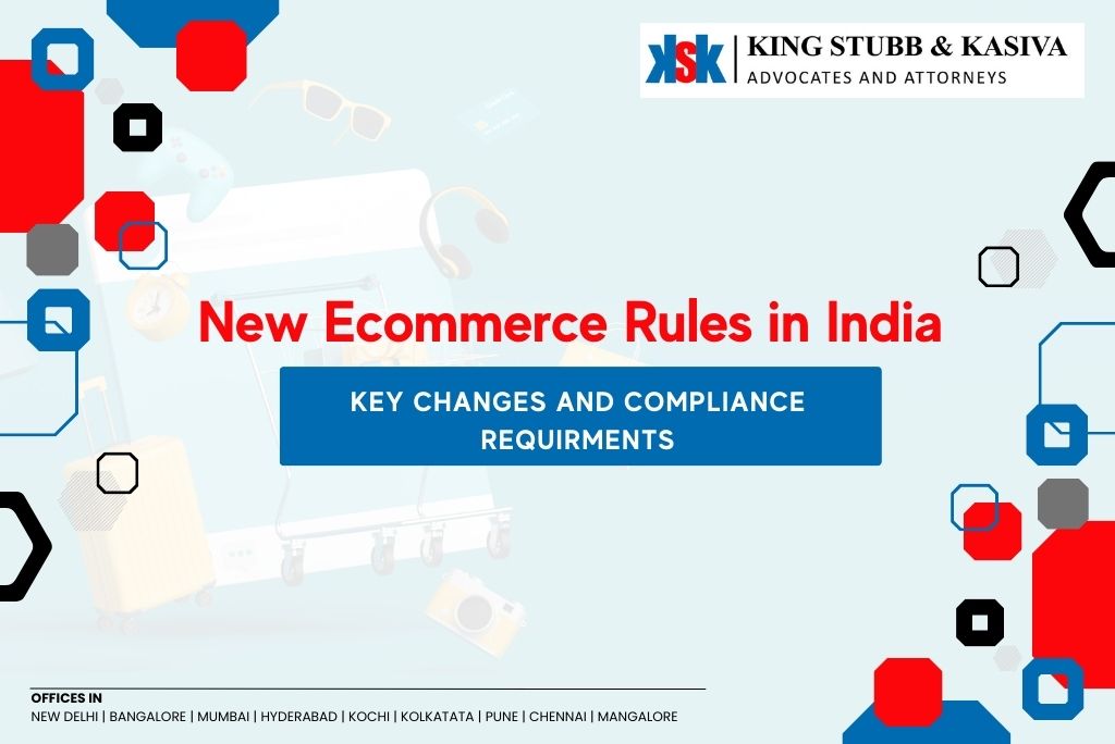 Picture containing text New E-Commerce Rules in India
