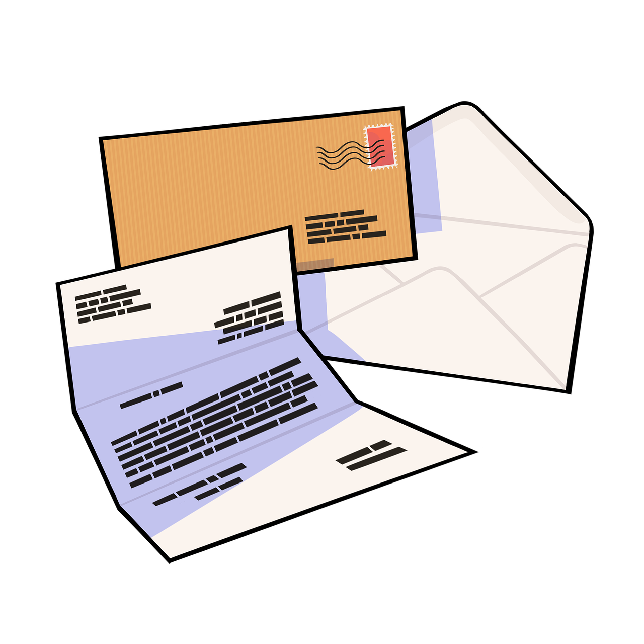 letter, job, envelope, paper, mail, drawing, Termination Letter