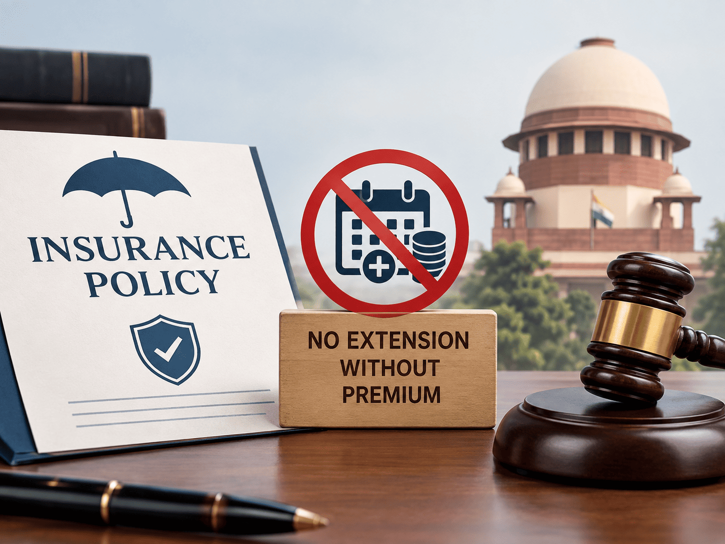 Supreme Court ruling on insurance cover extension without premium under Section 64VB of the Insurance Act, 1938.