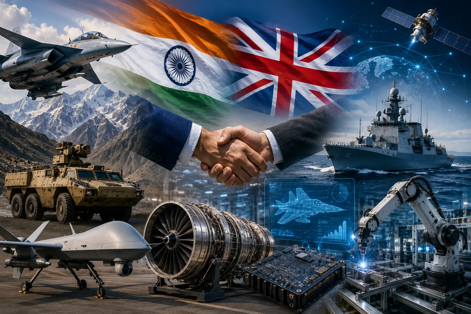 Picture depicting India–UK FTA and Defence sector - A New Corridor for Aerospace, Advanced Manufacturing and Technology Partnerships?