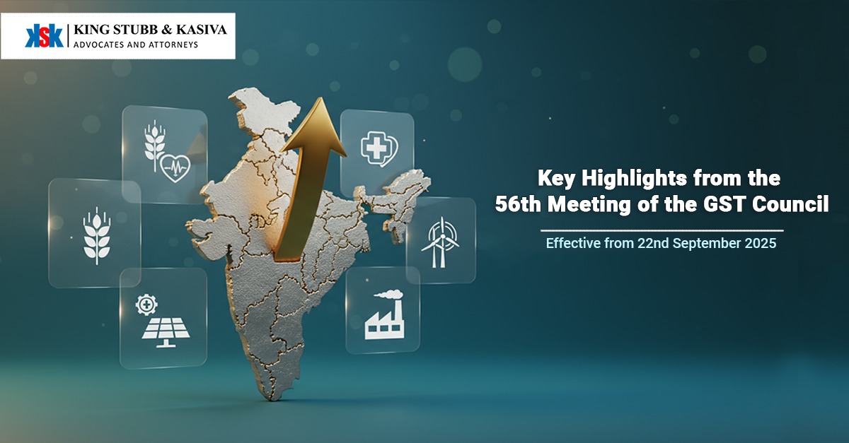 Key Highlights from the 56th Meeting of the GST Council