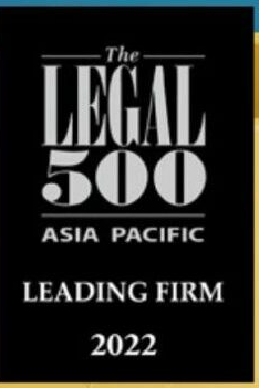 King Stubb & Kasiva — The Legal 500 2022, Leading Firm, Asia Pacific