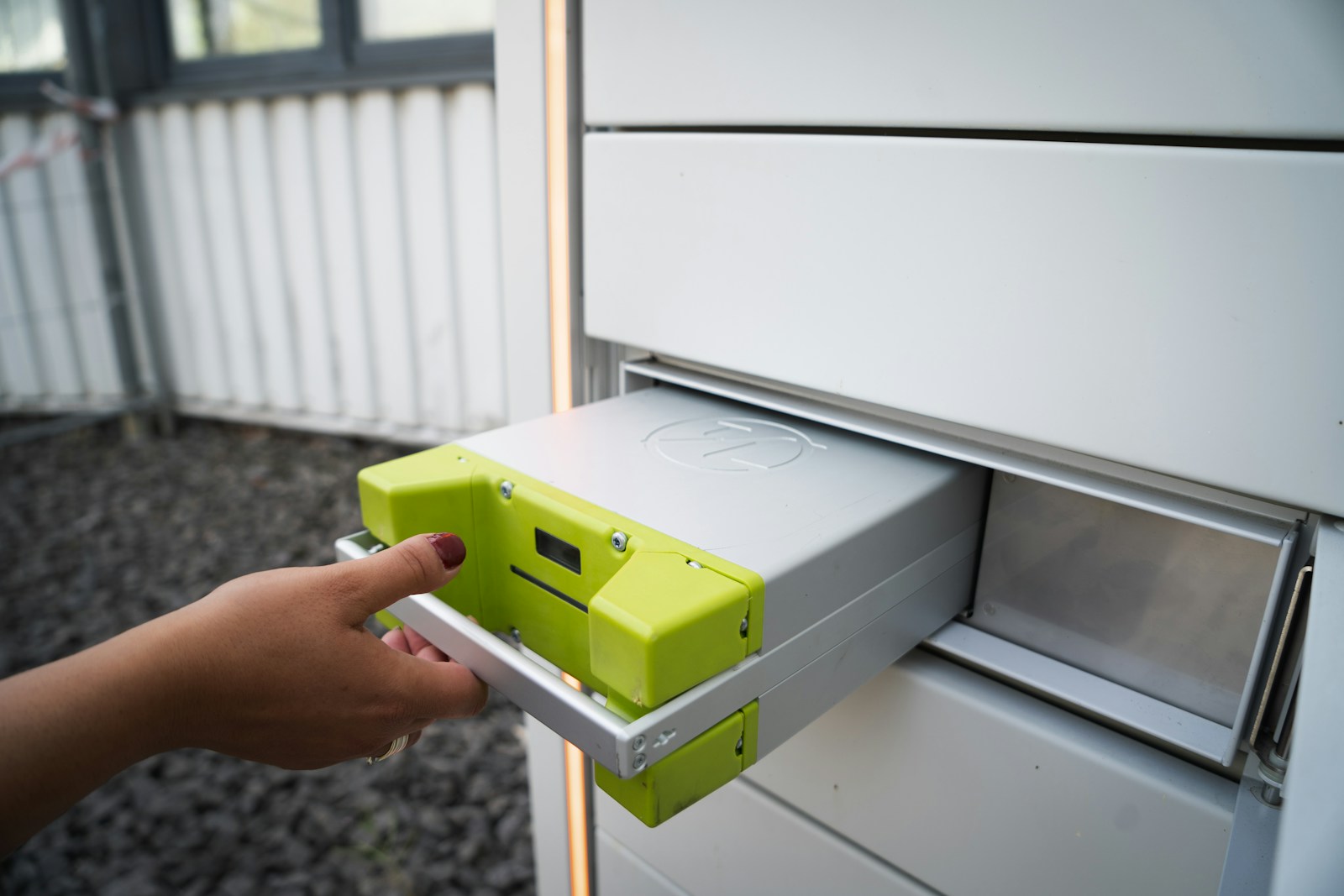 green and white plastic box - CKD Battery
